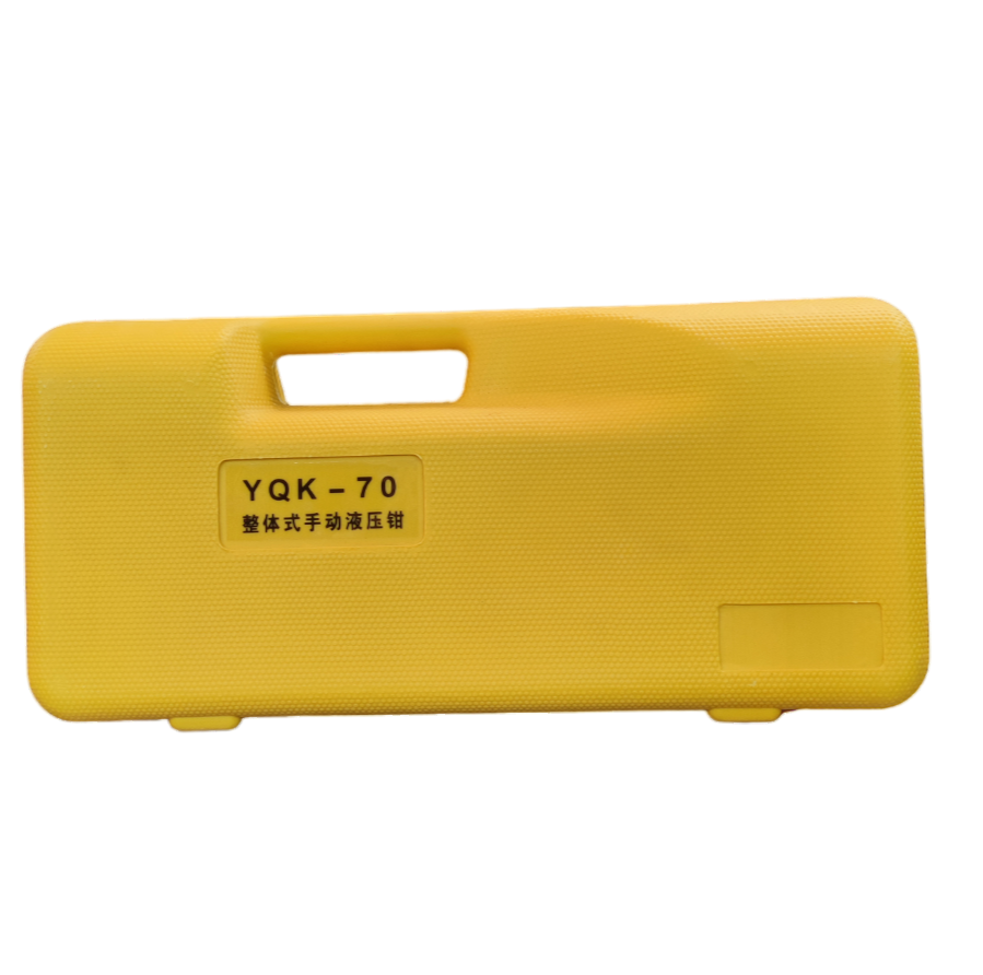 YQK-70 terminal lug crimper 4mm to 70mm in a durable yellow carrying case