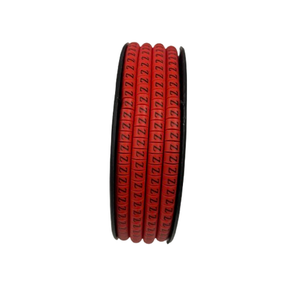Grippes Z Marker Red 2.6mm to 4.2mm 1000pcs cable management markers in red color