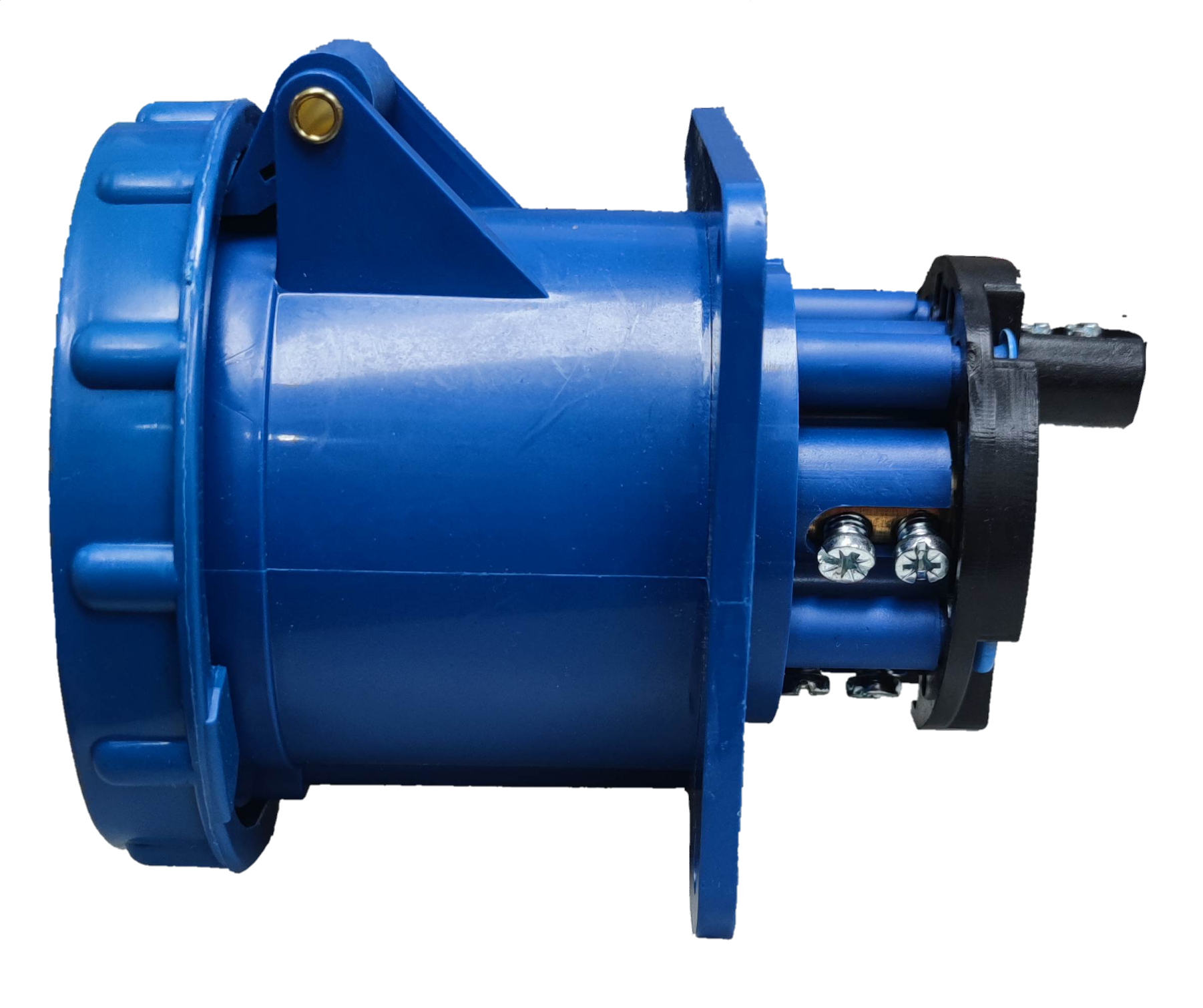 Grippes 63A industrial outlet 220V in blue with sturdy connectors for reliable power supply