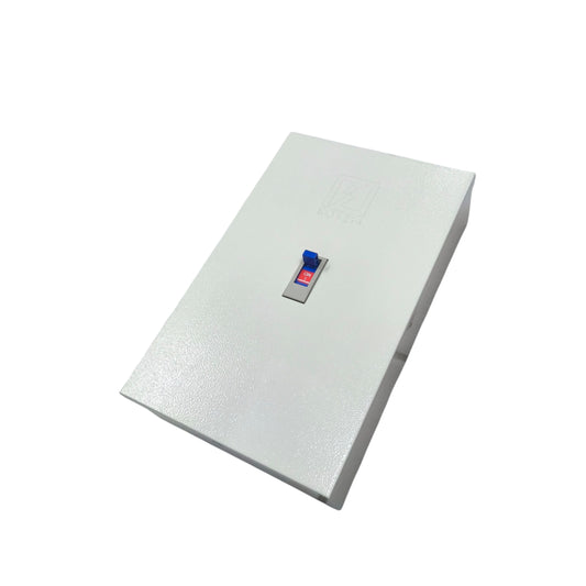 Koten 200A industrial circuit breaker in a sturdy white housing with a red switch