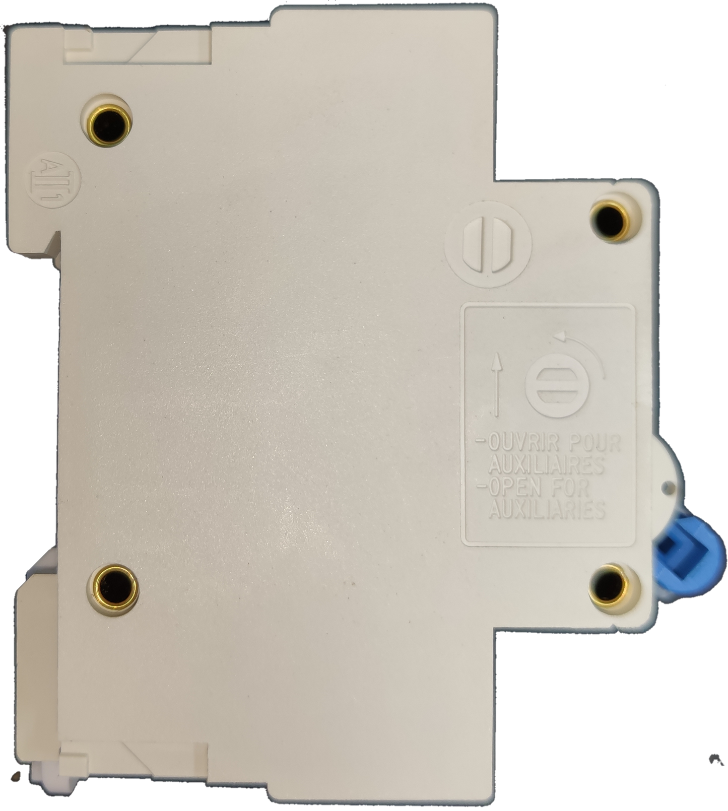 ZwitseRise 150A Miniature Circuit Breaker with white casing and blue toggle switch for electrical protection