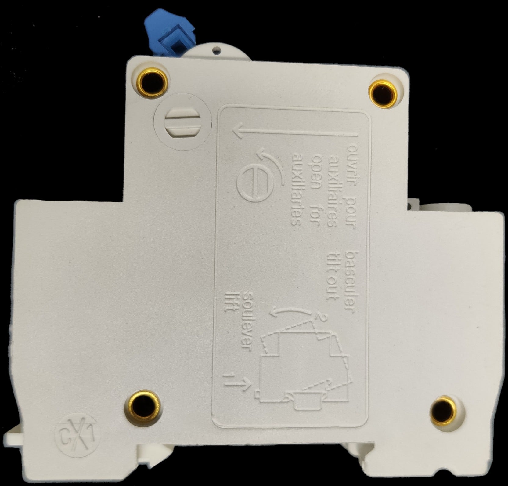 ZwitseRise 60A Miniature Circuit Breaker 48V DC in white casing for electrical protection