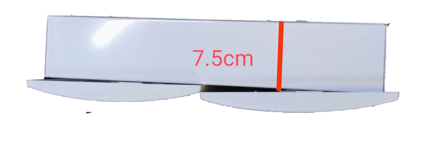 ZY 36 Ways Distribution Box Metal Base white plastic component with 7.5cm measurement for electrical circuitry