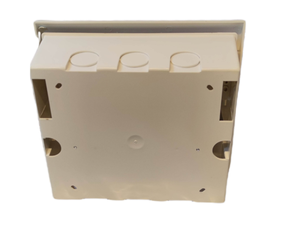 ZY white plastic enclosure 5-8 Ways Panel Board for Miniature circuit breakers with top knockouts and mounting holes